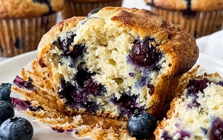 Homemade Blueberry Muffins