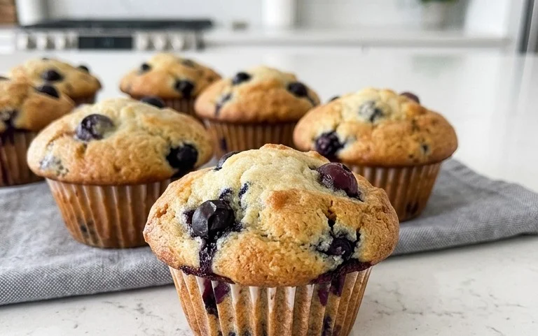 Homemade Blueberry Muffins