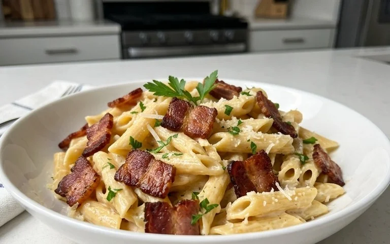 Beef Bacon Pasta