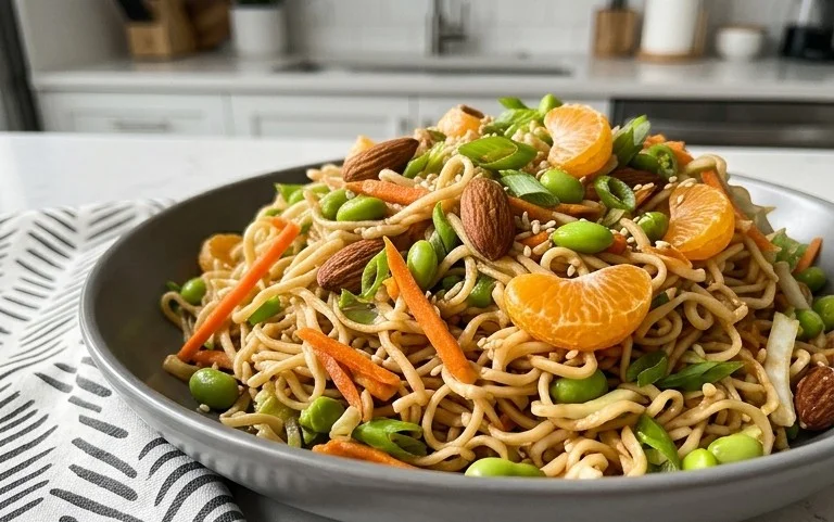 Crunchy Asian Ramen Noodle Salad Recipe