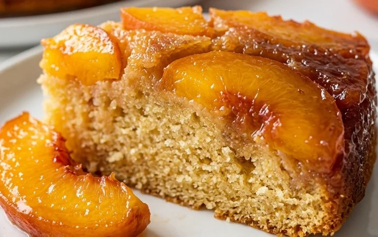 Peach Upside-Down Cake Recipe