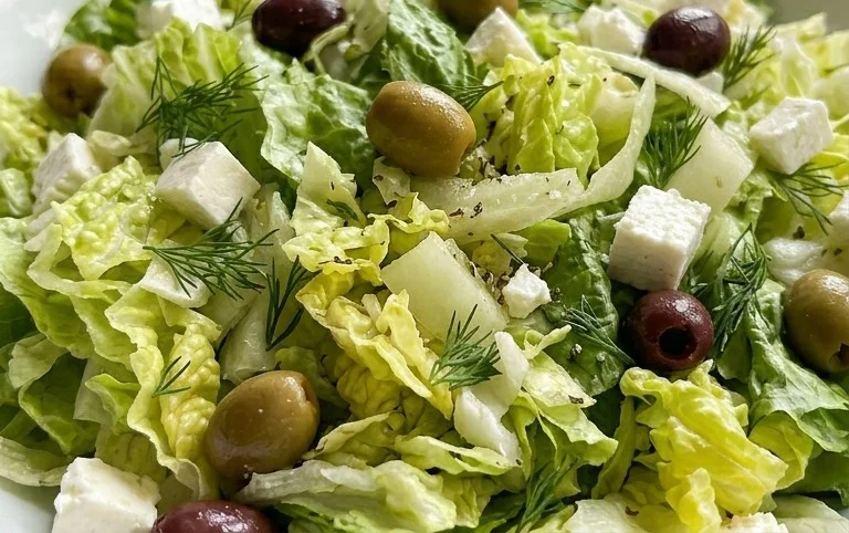 Maroulosalata (Greek Lettuce Salad)