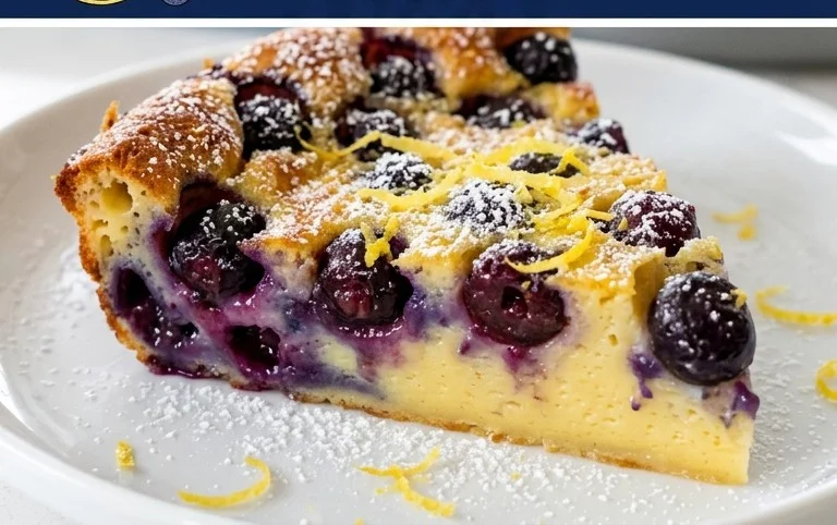 Lemon Blueberry Clafoutis