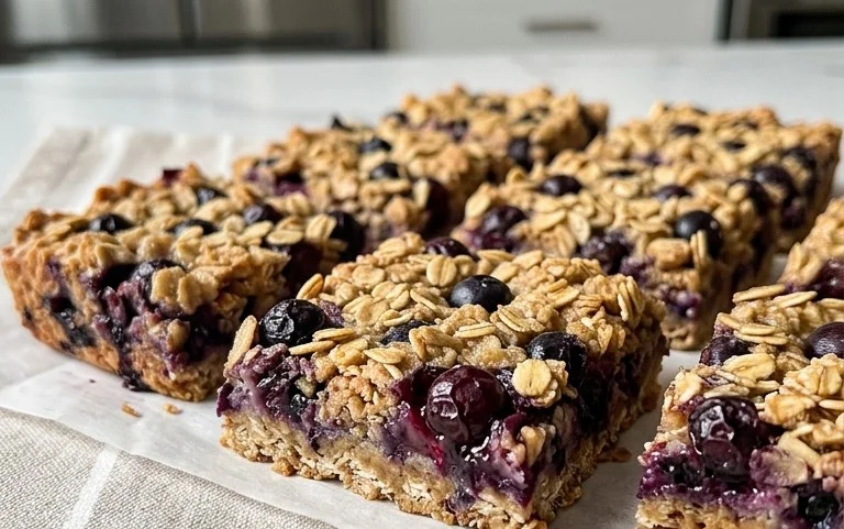 Blueberry Oatmeal Bars
