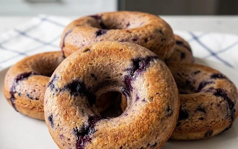 Wild Blueberry Cake Donuts