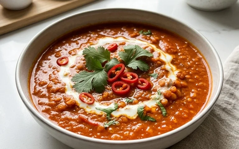 Spicy Red Lentil Curry