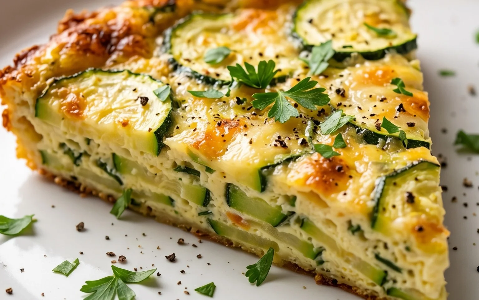 Crustless Zucchini Quiche Recipe