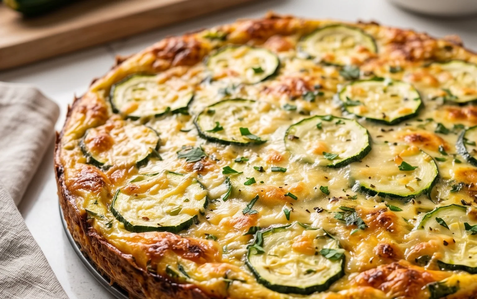 Crustless Zucchini Quiche Recipe