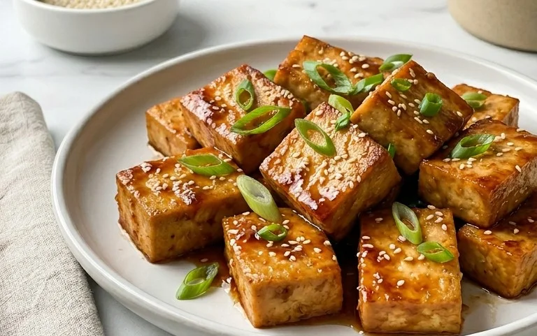 Honey Garlic Tofu
