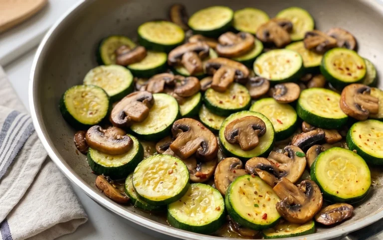 Skillet Zucchini and Mushrooms