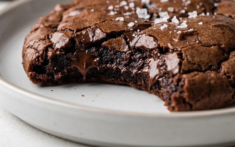 Salted Brownie Cookies