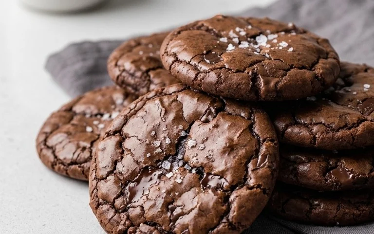 Salted Brownie Cookies
