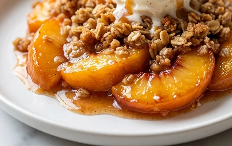 Fresh Peach Crisp Recipe