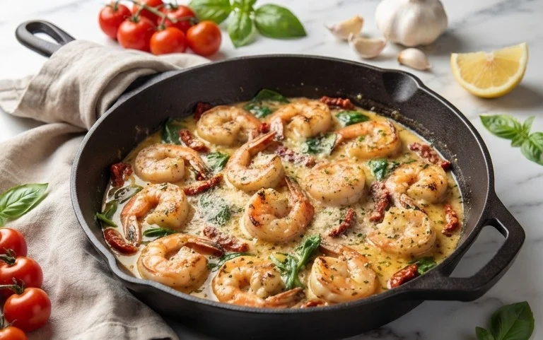 Tuscan Shrimp (One-Pan, 30-Minute Dinner)
