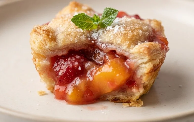 Strawberry Peach Pie Bites