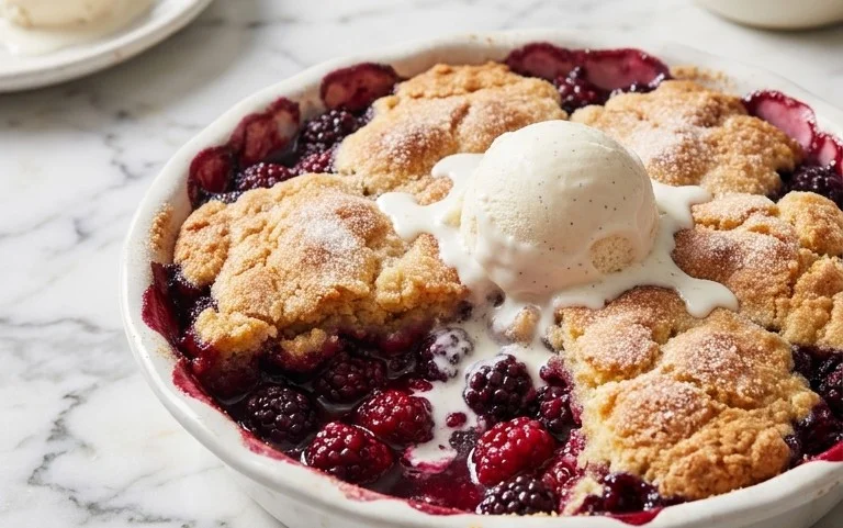 The Pioneer Women's Blackberry Cobbler