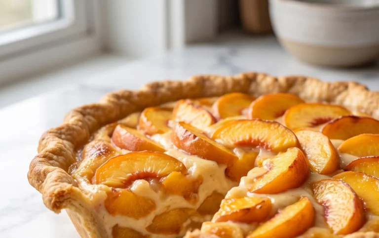 Peaches and Cream Pie