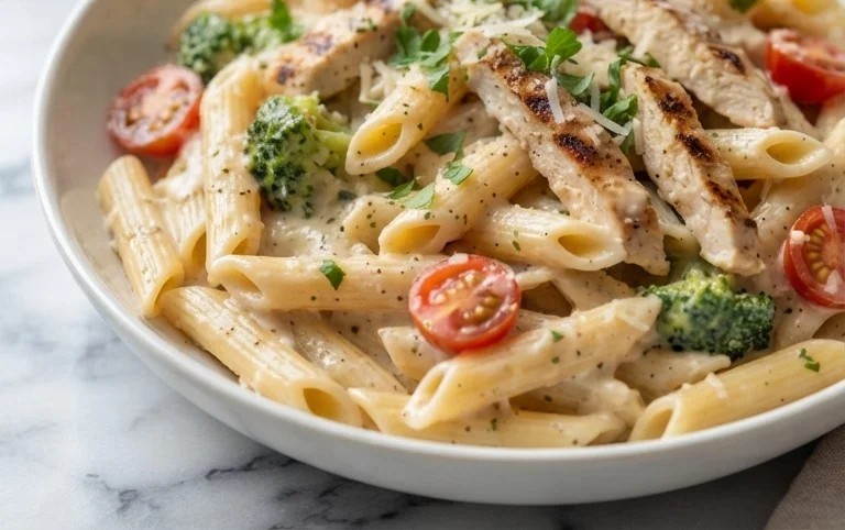 Low Calorie Chicken Alfredo