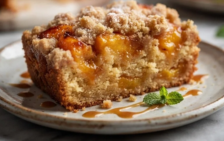 Peach Cobbler Pound Cake