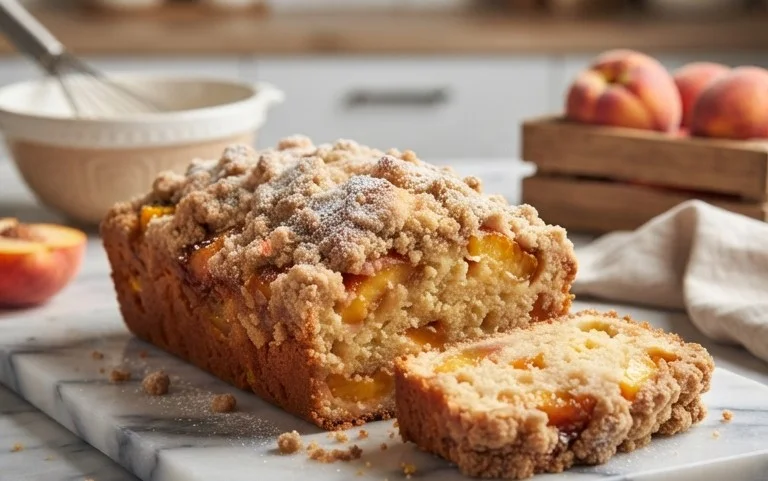 Peach Cobbler Pound Cake