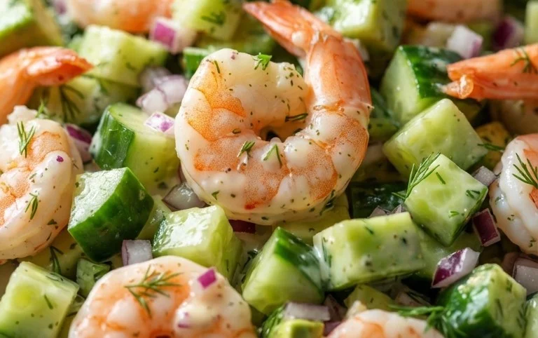 Cucumber Shrimp Salad