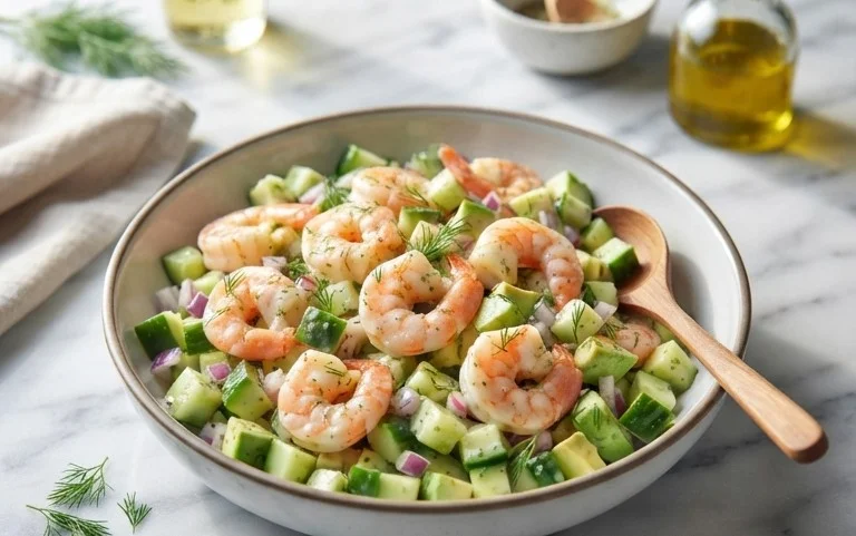 Cucumber Shrimp Salad