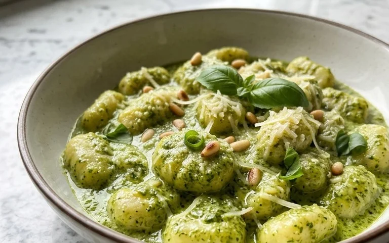 Creamy Pesto Gnocchi