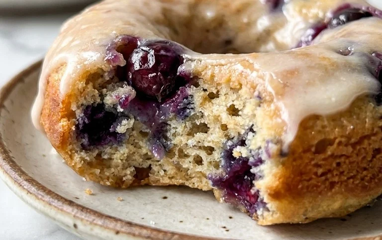 Blueberry Cake Donuts