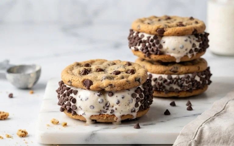 Cookie Ice Cream Sandwiches (Like a Chipwich!)