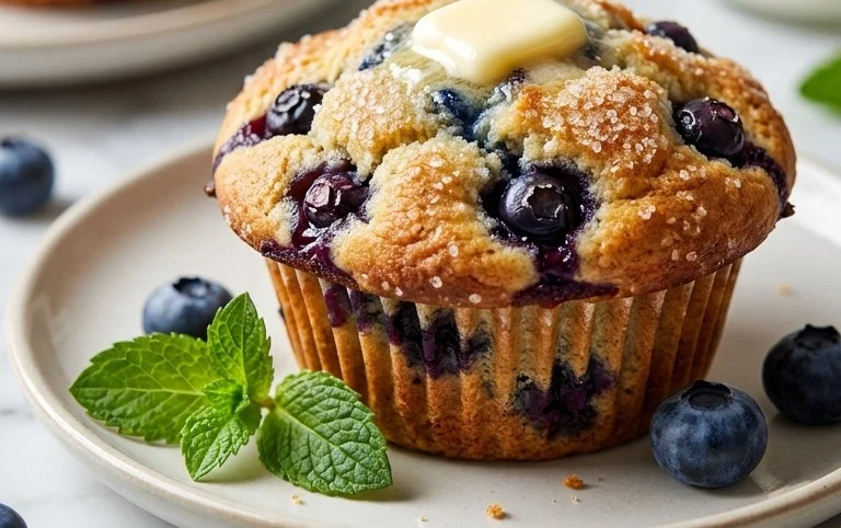 Homemade Blueberry Muffins
