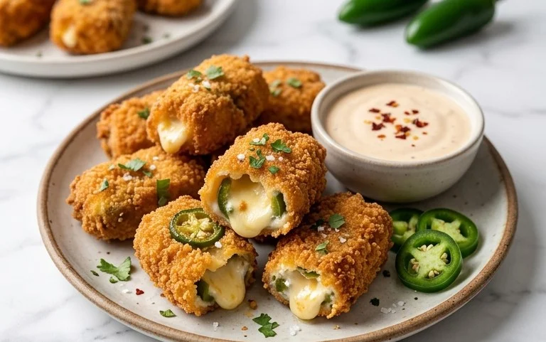 Fried Jalapeno Popper Bites