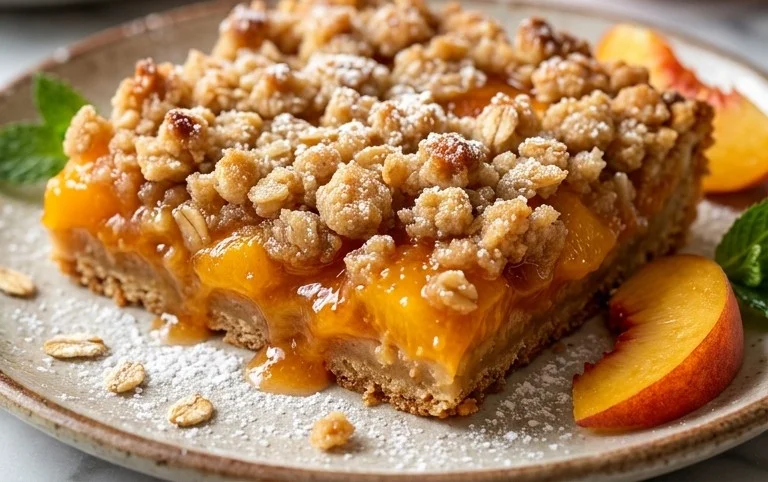 Fresh Peach Crum extractb Bars