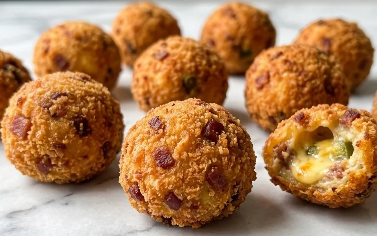 Beef Bacon Jalapeño Popper Cheese Balls