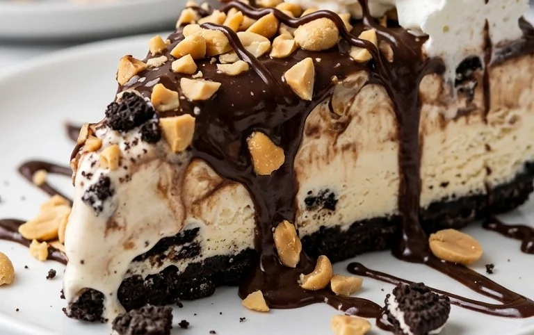 Buster Bar Ice Cream Cake