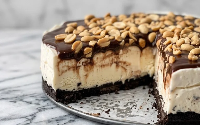 Buster Bar Ice Cream Cake