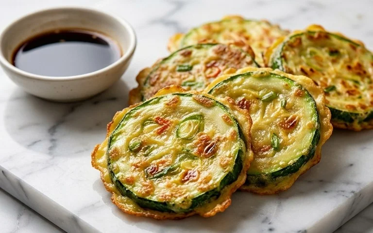 Quick & Easy Korean Zucchini Fritters (Hobak Jeon)