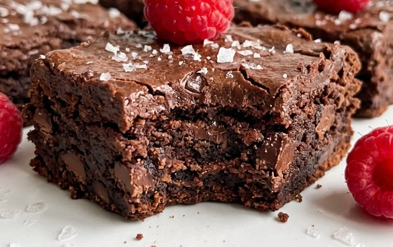 Flourless Chickpea Brownies (Vegan & Gluten Free)
