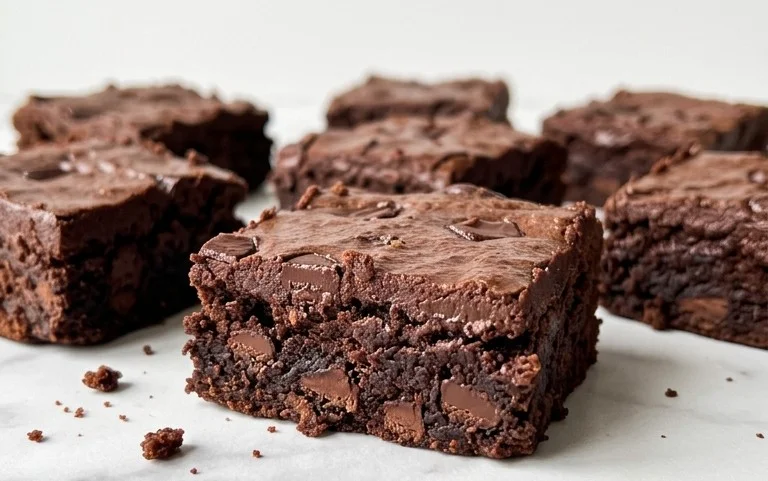 Flourless Chickpea Brownies (Vegan & Gluten Free)
