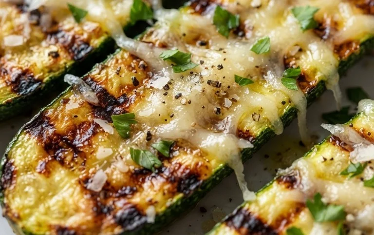 Grilled Zucchini with Parmesan