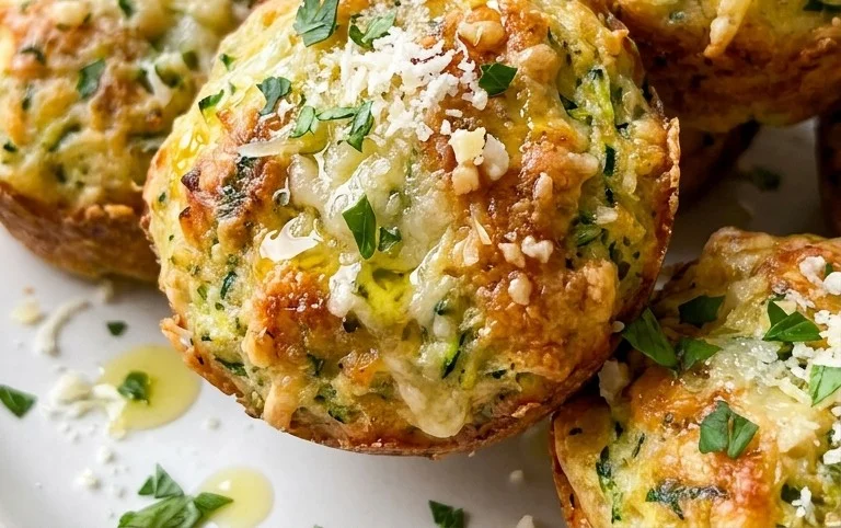 Zucchini Garlic Bites