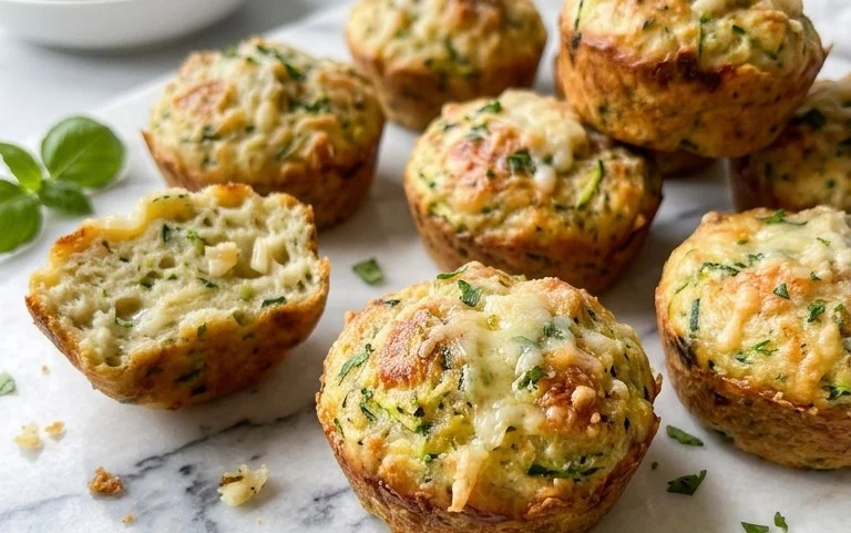 Zucchini Garlic Bites