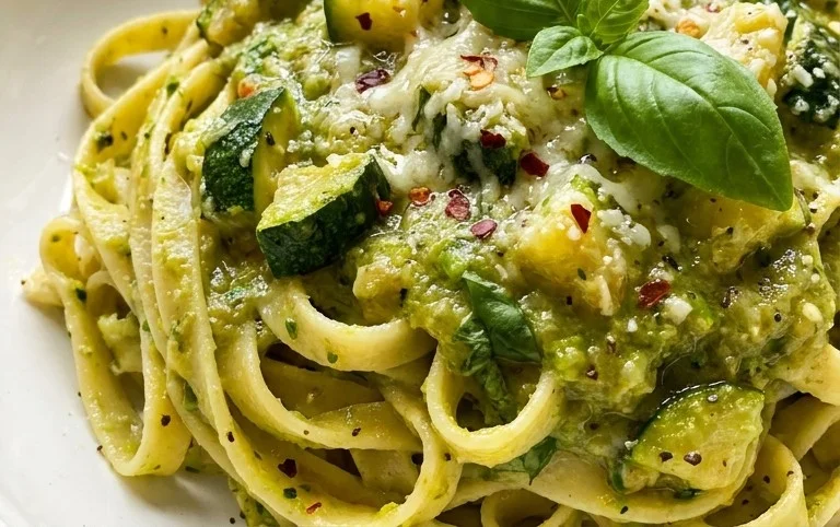 Simple Fresh Zucchini Pasta Sauce