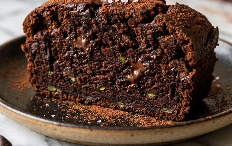 Double Dark Chocolate Zucchini Bread