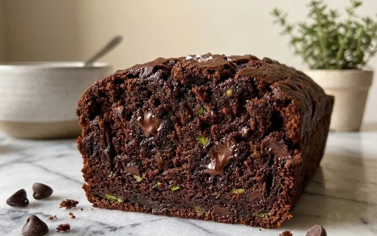 Double Dark Chocolate Zucchini Bread