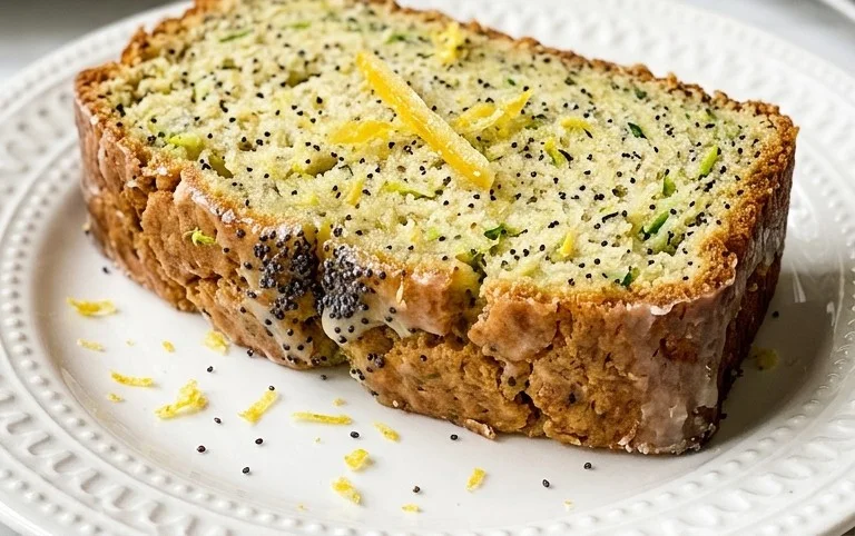 Easy Lemon Poppy Seed Zucchini Bread