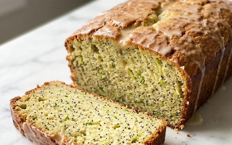 Easy Lemon Poppy Seed Zucchini Bread