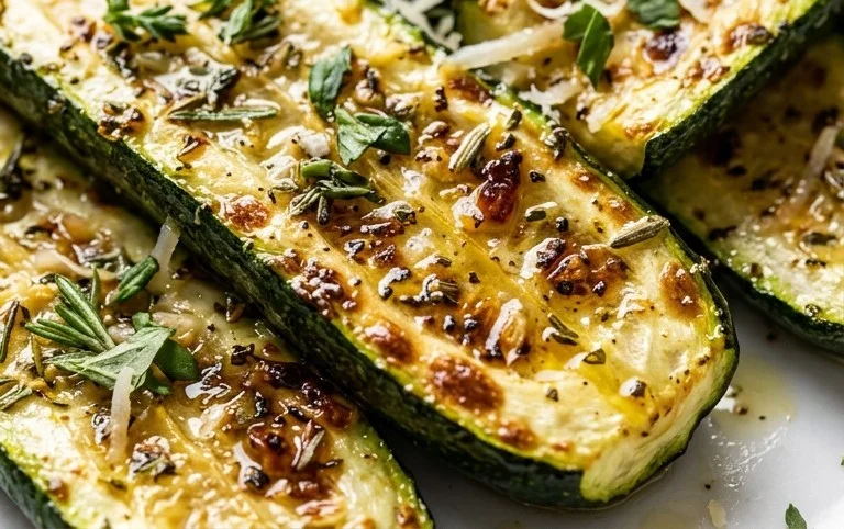 Simple Herb-Infused Roasted Zucchini Recipe