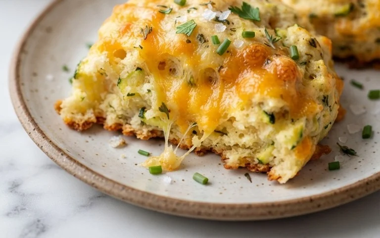 Zucchini Cheddar Biscuits