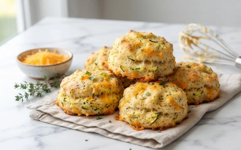 Zucchini Cheddar Biscuits
