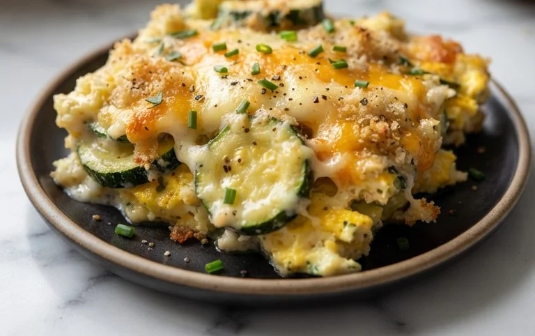 Cheesy Baked Zucchini Casserole